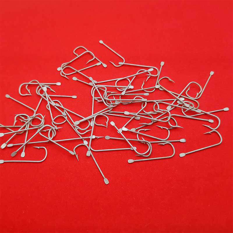 钓钩镀锡海水长柄海延绳金枪鱼海洋船有刺进口1000枚鱼钩