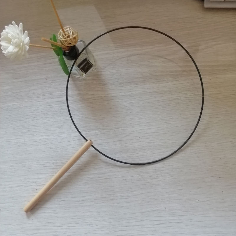 团扇骨架扇子创意手工传统文化教育课材料工艺扇