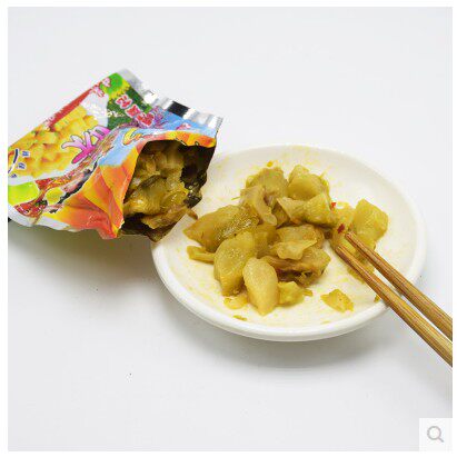 乡下妹榨菜芯 下饭菜52克x30包/件包邮余姚榨菜 榨菜芯乡下妹榨菜