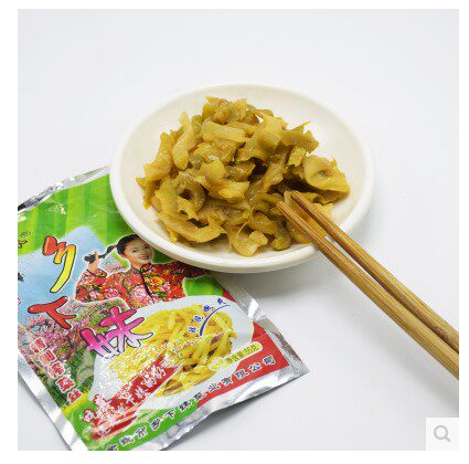 乡下妹榨菜丝 下饭菜52克x30包/件包邮 余姚榨菜丝 乡下妹榨菜