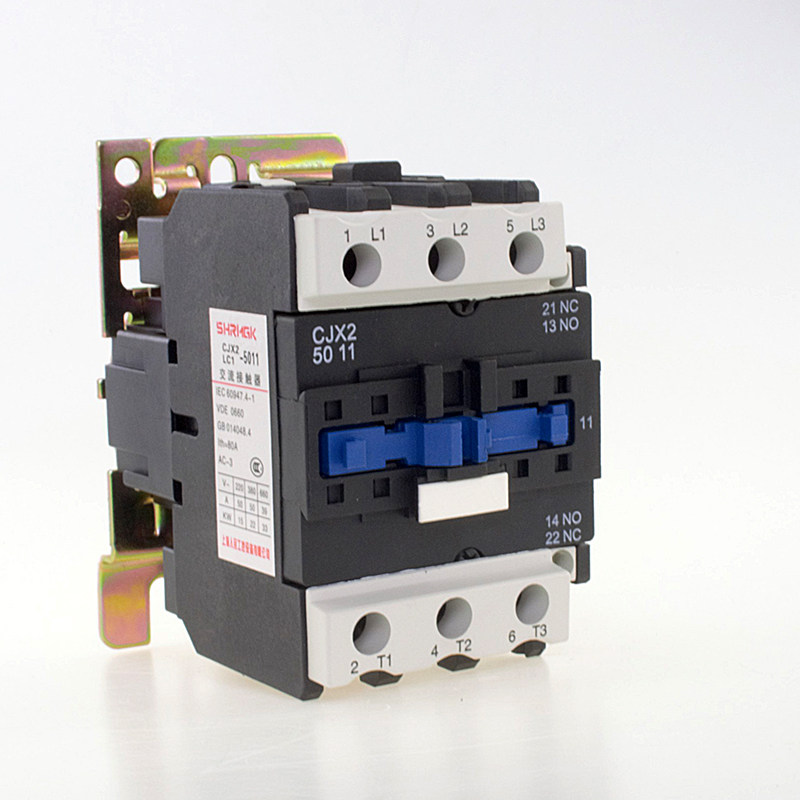 lc1d银点常开触点交流接触器cjx2501150a线圈220v低压接触器