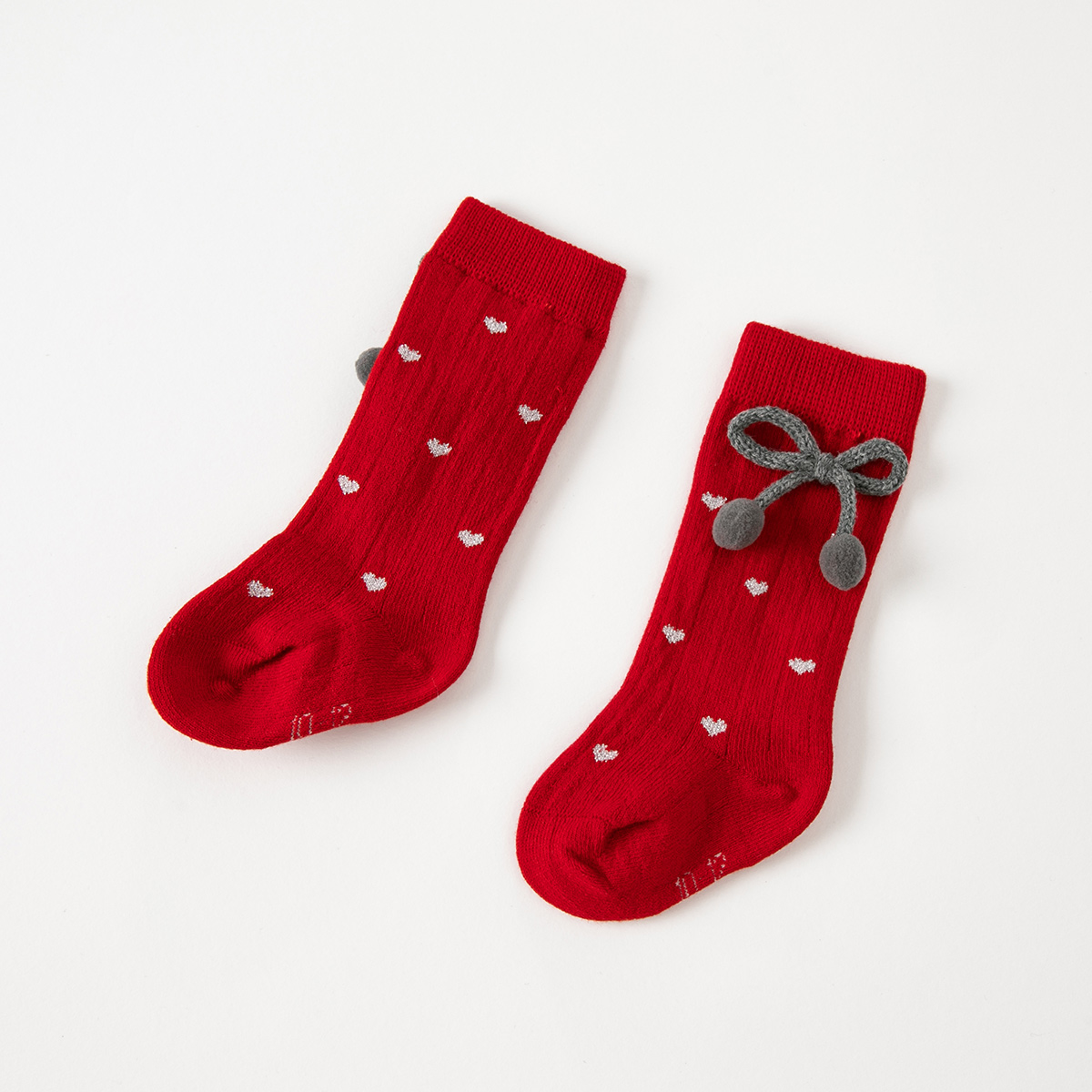 戴维贝拉女童袜子2022秋装新款儿童弹力袜甜美美宝宝儿童袜子016岁