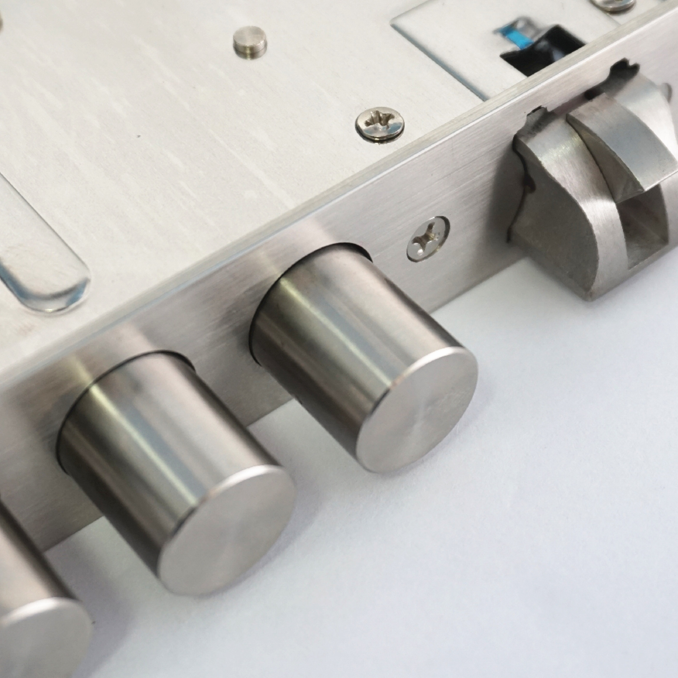 全钢齿轮结构智能专用双活双霸王锁体机械门锁