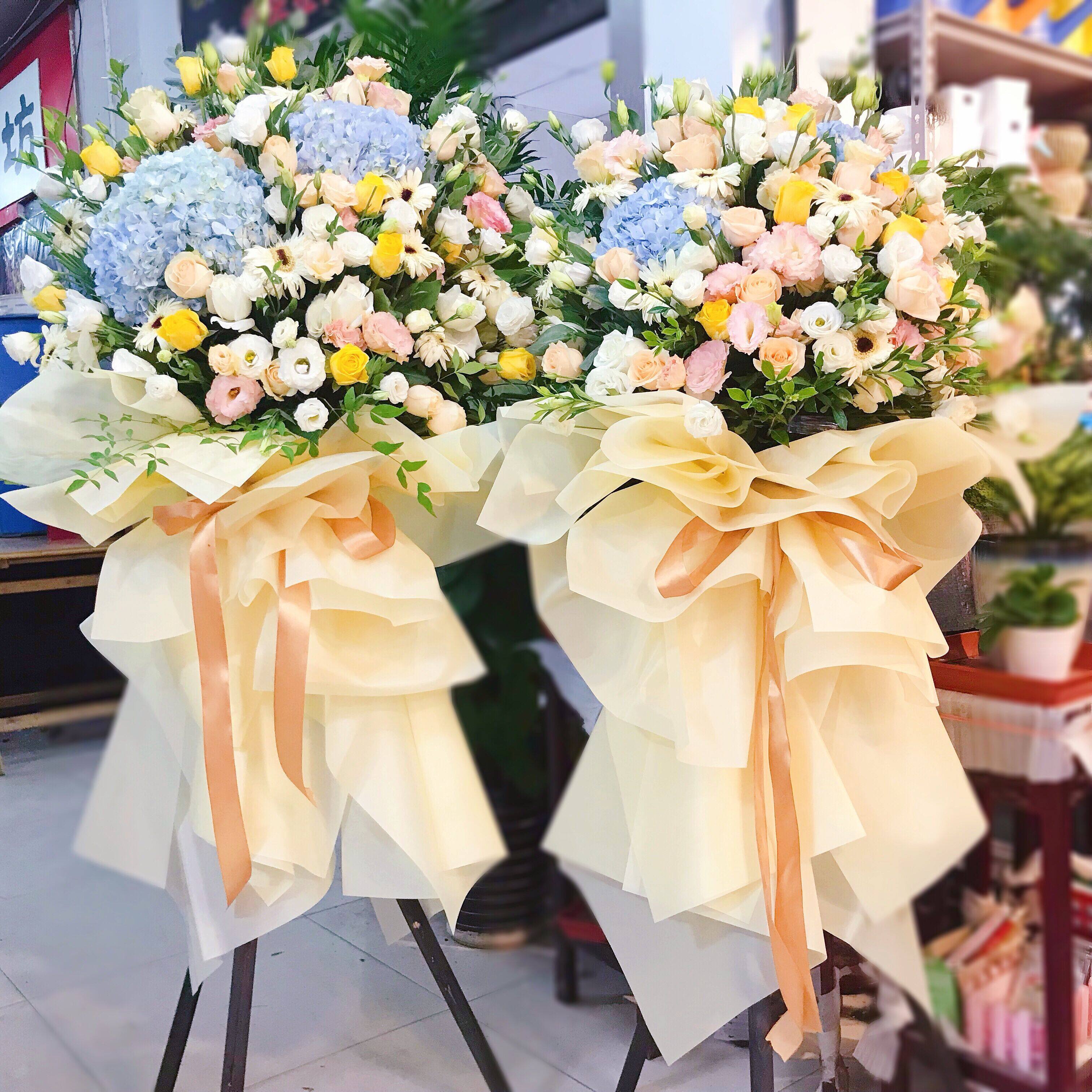 高档开业花篮开张商务庆典公司乔迁送花展览应援鲜花上海同城速递