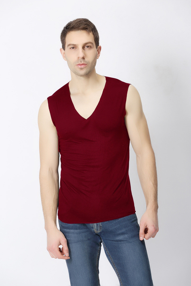 2016背心无袖加大加肥吊带夏季无痕莫代尔男潮吊带