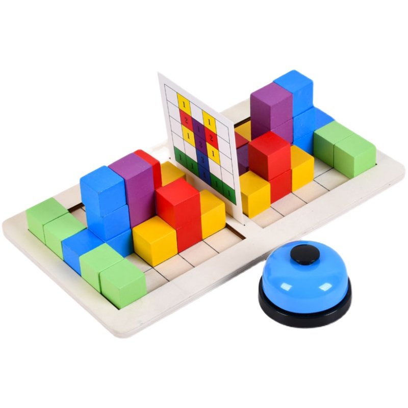 双人立体积木儿童益智桌游游戏空间早教思维儿童桌面游戏类