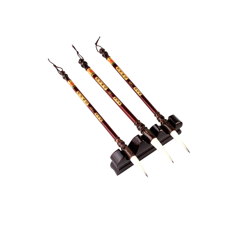 成都耘丰毛笔梦笔生花a035紫兼豪兔楷书颜欧柳体毛笔