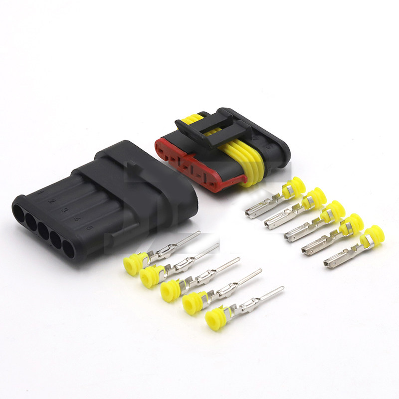 对接汽车防水接插件电瓶连接器2位端子端子线线束连接器