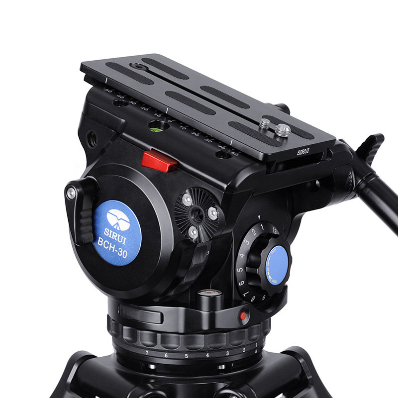 sirui 思锐 bch-30 广电液压摄像云台 多档阻尼 双手柄 专业款