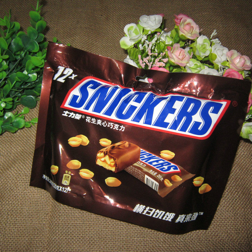 德芙士力架240克特惠20g花生夹心巧克力商超喜糖巧克力制品