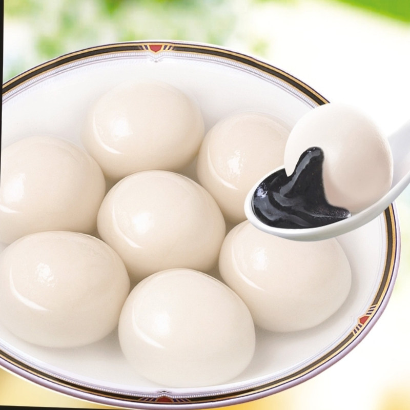 芝麻桂冠包馅小圆子包馅汤圆250g元宵汤团馅料汤圆