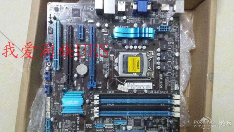 asus华硕p8z77mz77主板支持1155针ddr3e31230v2内存主板