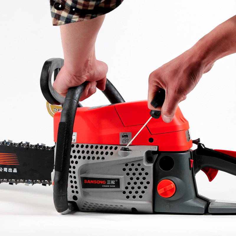 中德合资三松油锯伐木5800大功率原装进口斯蒂蒂尔手工锯