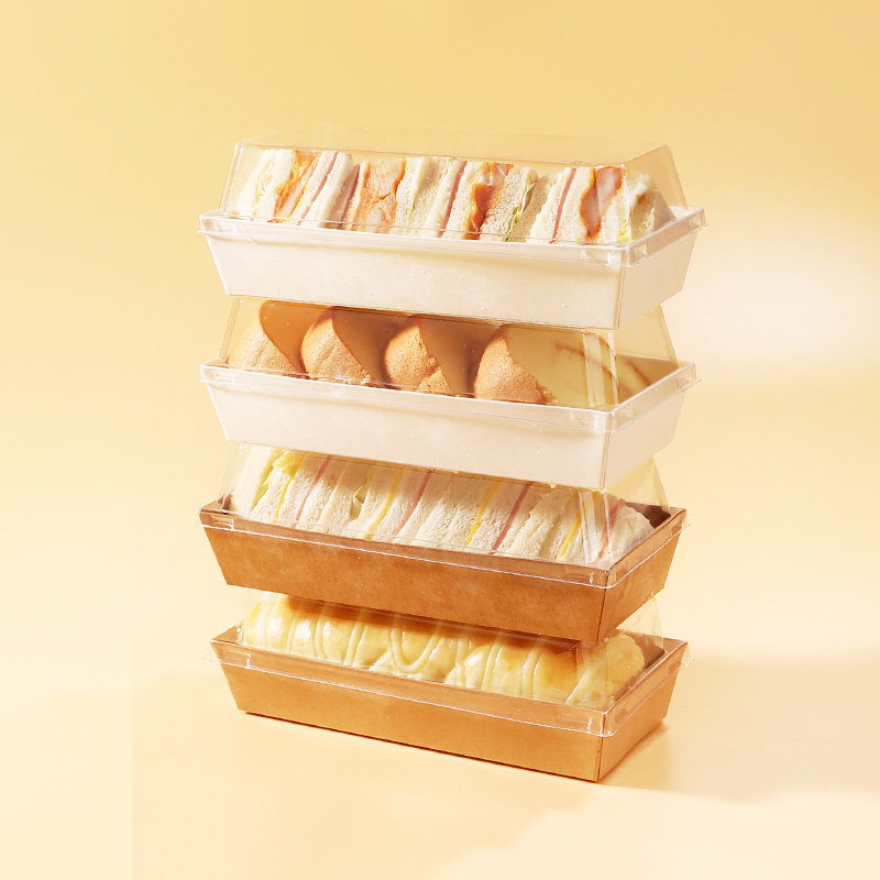 蛋糕三明治包装盒肉松小贝雪媚娘泡芙毛巾卷盒瑞士点心包装盒