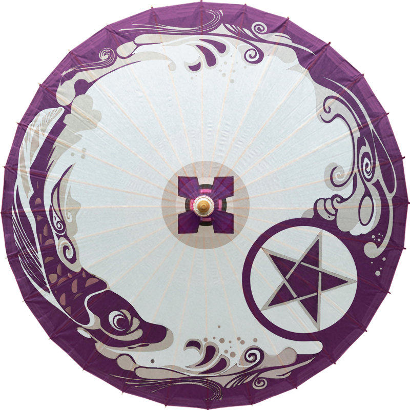 装饰道具神乐阴阳摄影拍照汉服手工实用防晒伞