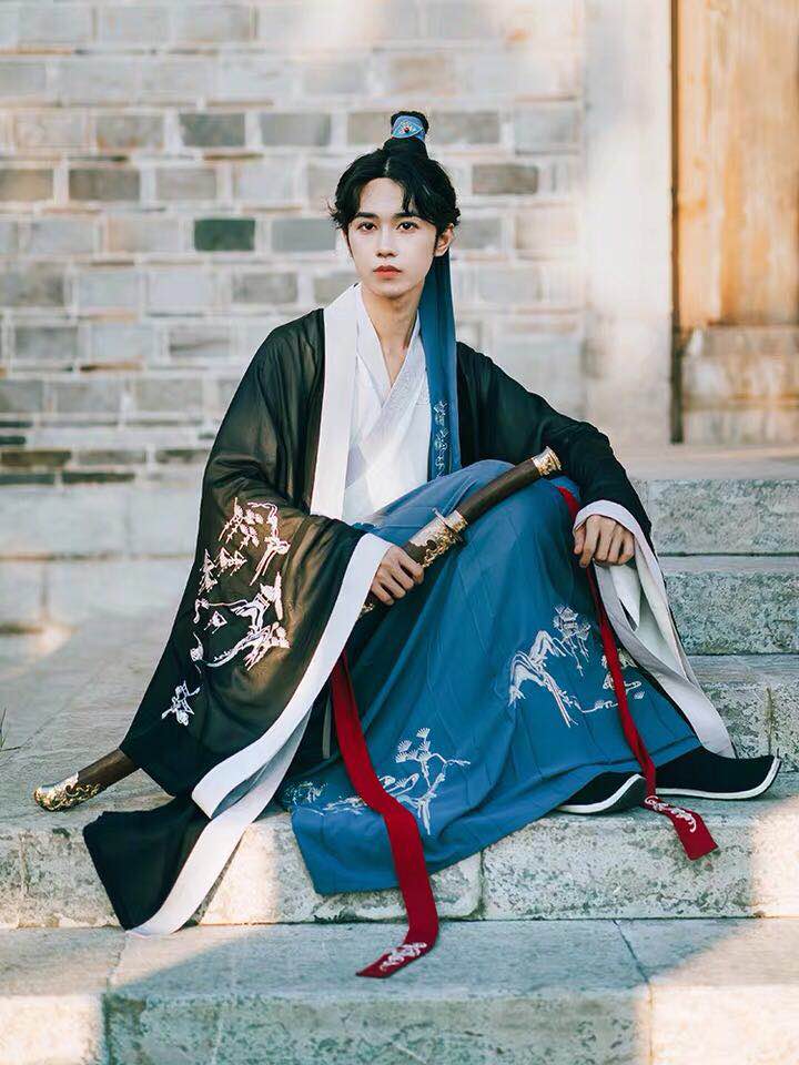 汉服出租流烟昔泠男款未央正版民族服装