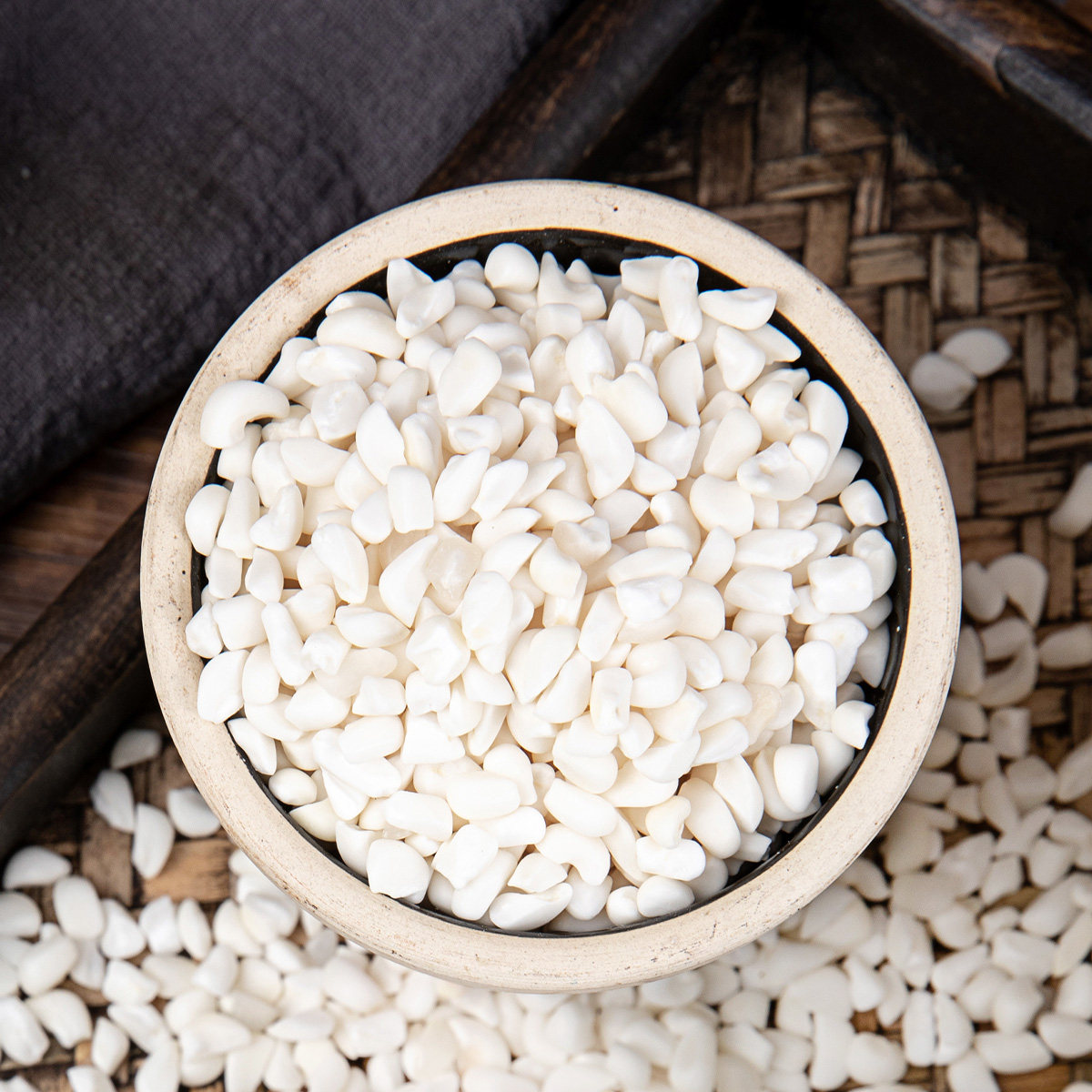 玉米广西忻城珍珠头糯玉米粒白糯玉米粥糁干中粒玉米