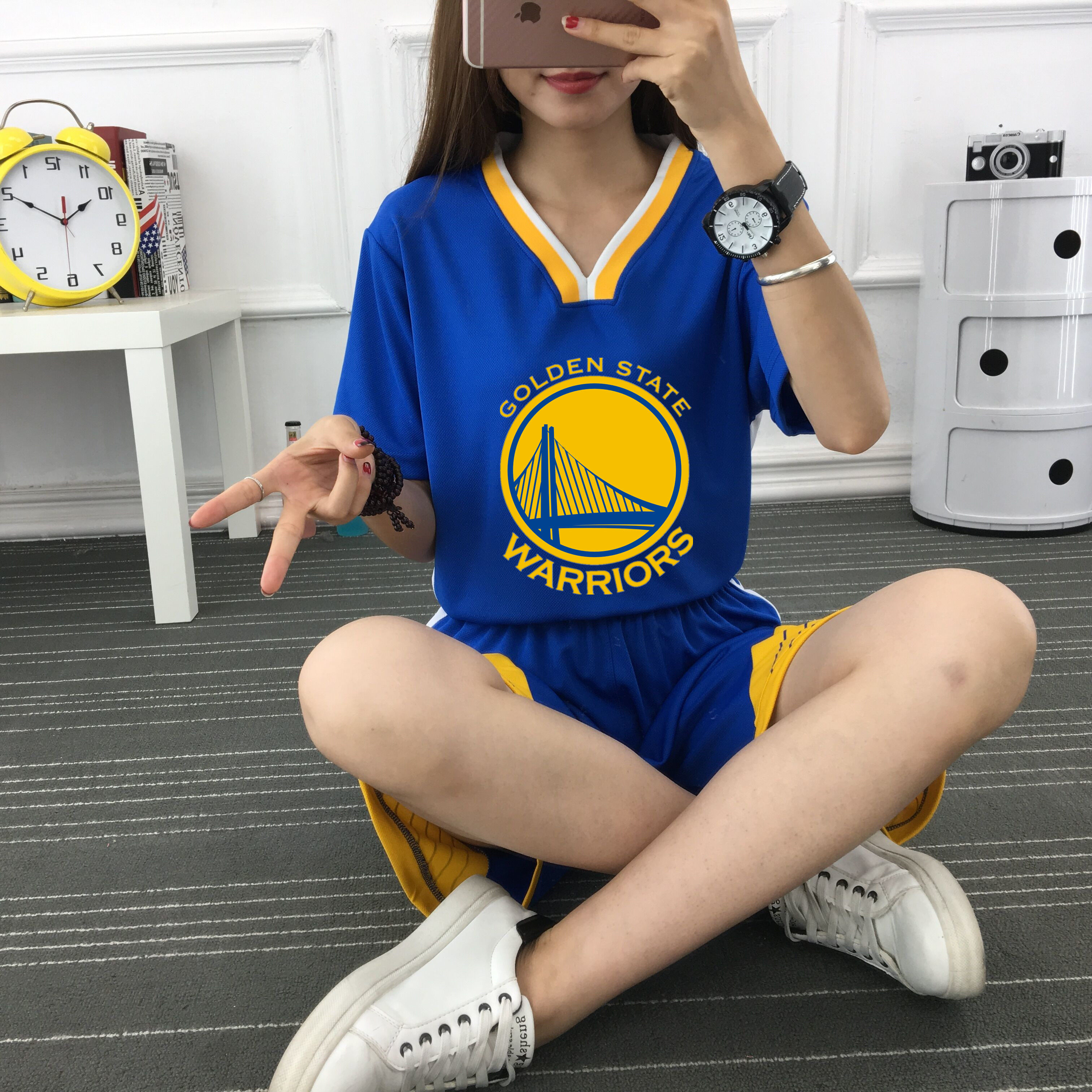 夏篮球服女韩版套装学生球衣短袖定制女生篮球服队服宽松潮流韩版