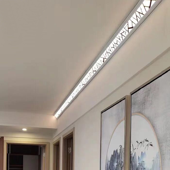 发光顶角线客厅智能家用led线条灯发光石膏线灯装饰照明灯墙角线