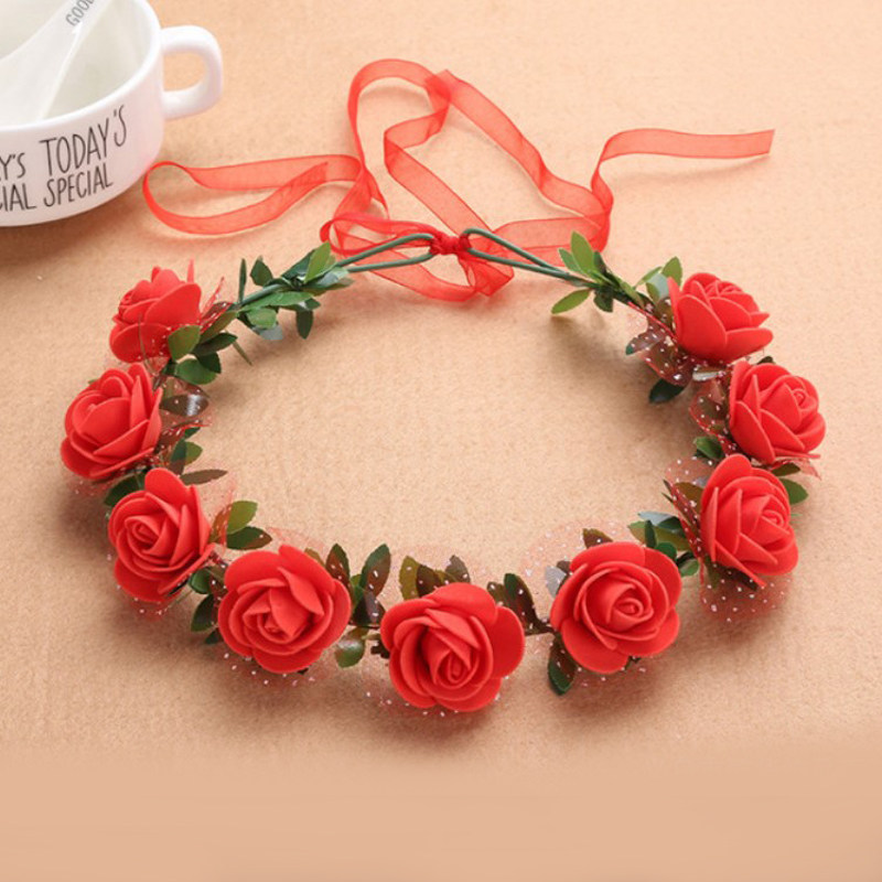 六一表演儿童花环头饰女童童发公主头环跳舞发饰