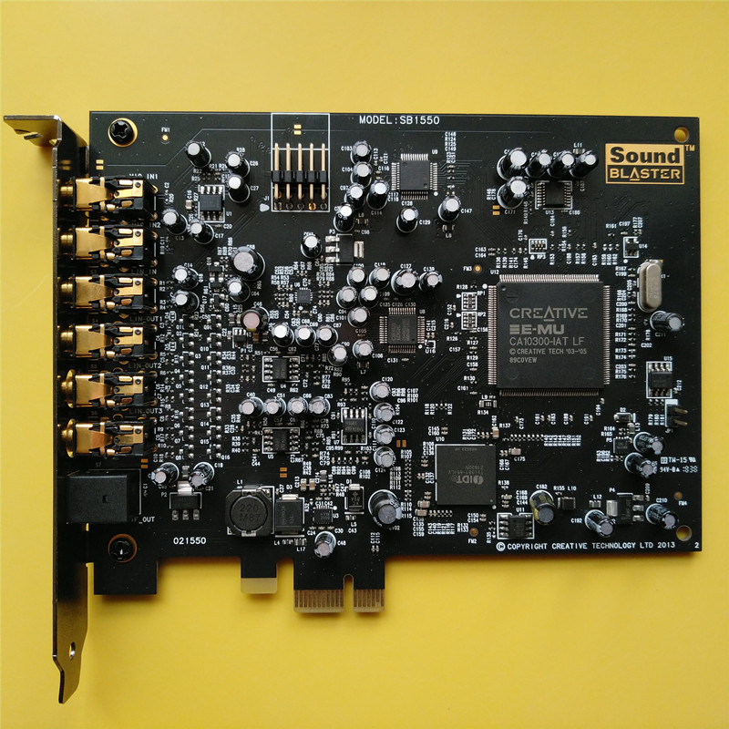 创新a5sb1150内置声卡台式机7.1声道直播声卡