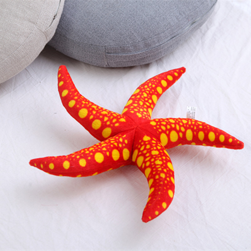 海洋乐园仿真海星毛绒玩具玩偶公仔儿童生日礼物毛绒布艺类玩具