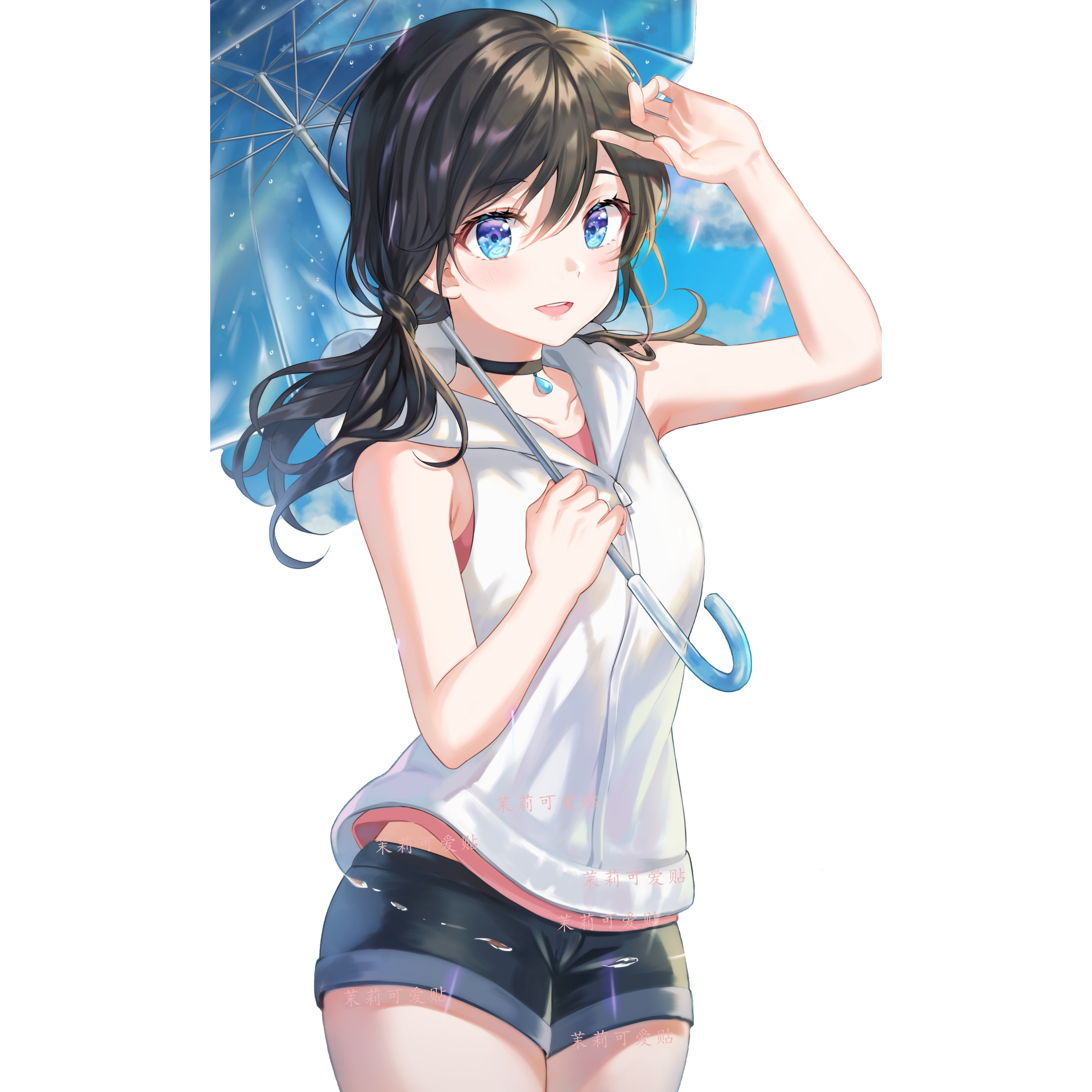 天气之子动漫天野阳菜周边二次元笔记本防水汽车笔记本个性小贴纸