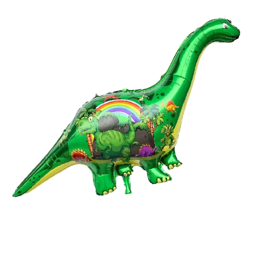 新款恐龙霸王龙装饰气球恐龙世界气球放飞气球长颈龙飞龙太空气球
