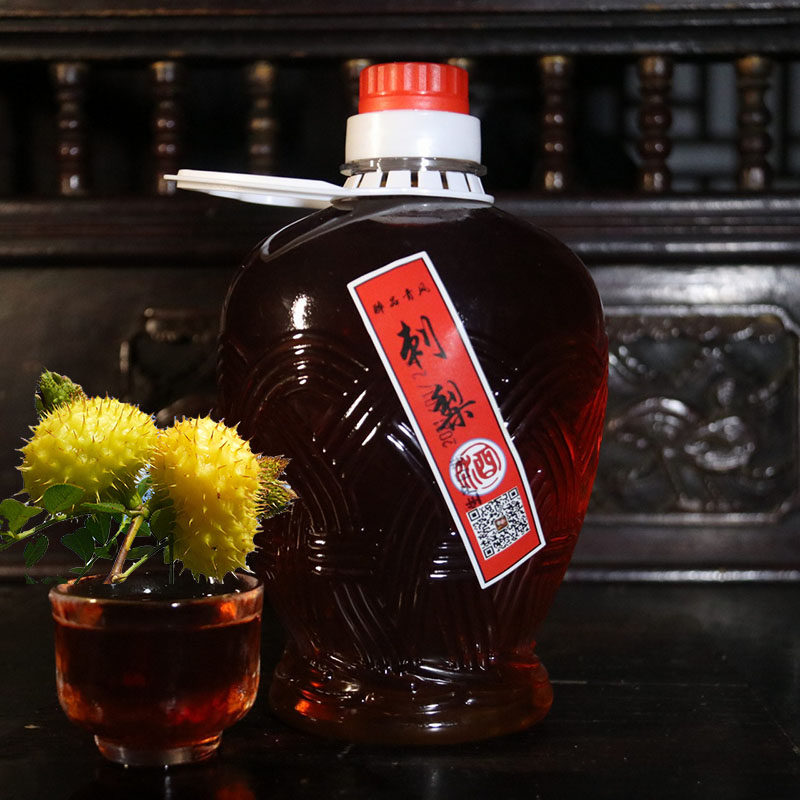 刺梨酒贵州特产野生鲜果发酵酿酒养生果酒自酿甜酒青岩古镇1000ml