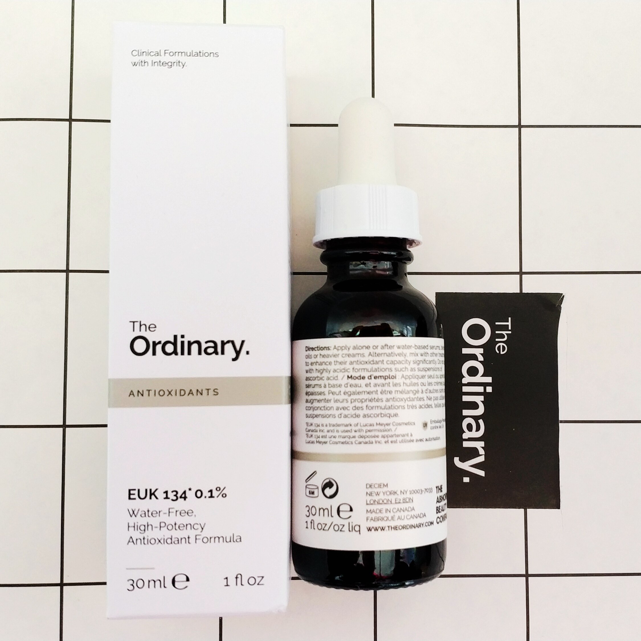 现货the ordinary euk 134 0.1% 无水抗氧化 清除自由基 提亮肤色