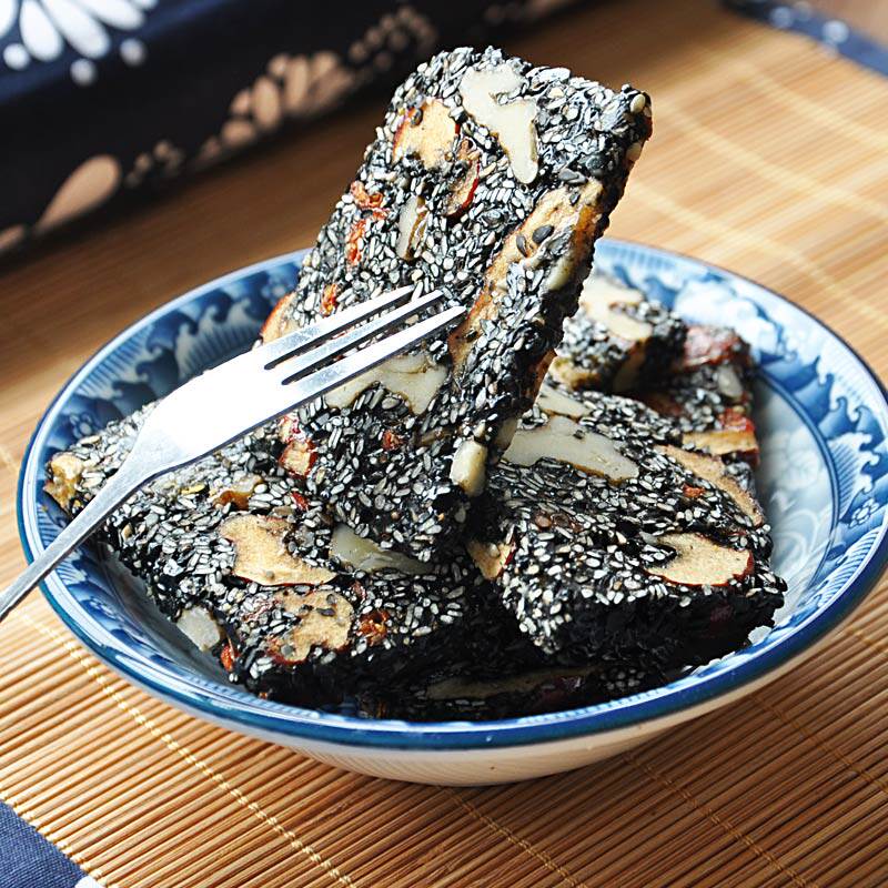 零食糕点麦芽红糖红枣大核桃仁枸杞黑芝麻营养糕纯工手切糕500g