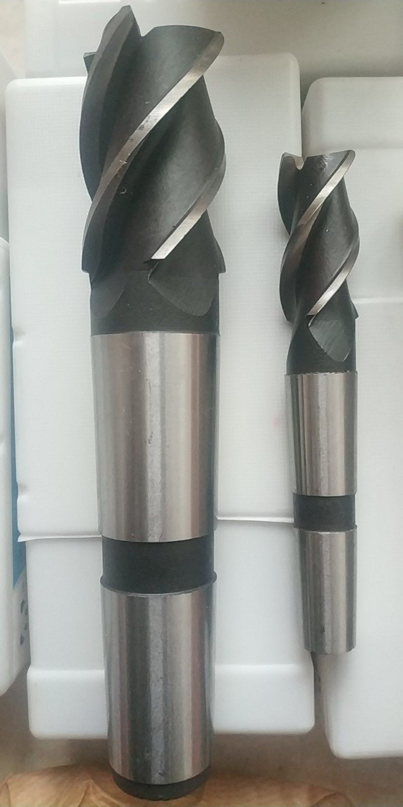 铣刀锥柄高速钢刃锥柄三刃键槽12mm16mm20m25m30m32立铣刀