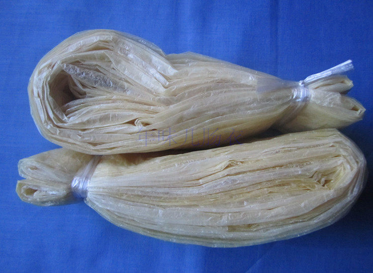 肠衣干制直径32mm8米长双层灌做西式火腿肠烤肠米肠衣