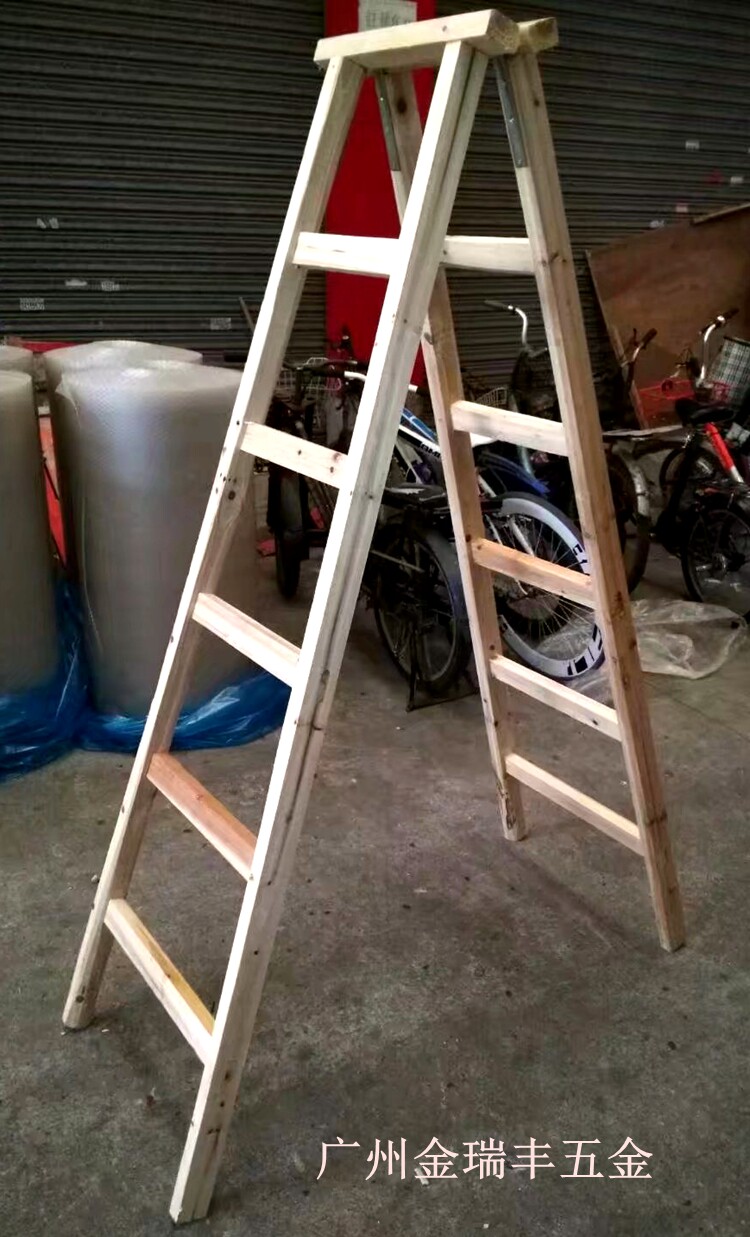 木梯 人字梯 折叠梯 家用 梯子 实木 木头 木质装修 楼梯