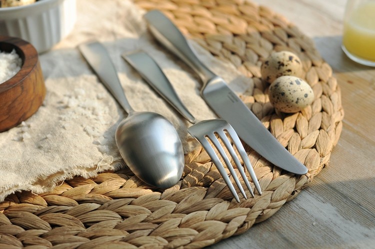 拆售主餐牛排刀叉出口美国ymzk哑光不锈钢西餐餐具西餐餐具套装