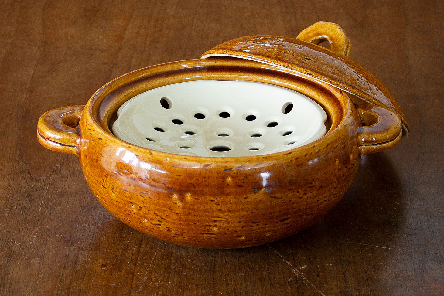 日本代购长谷园伊贺烧新品土锅电磁炉可用砂锅陶土蒸锅炖汤熬粥锅