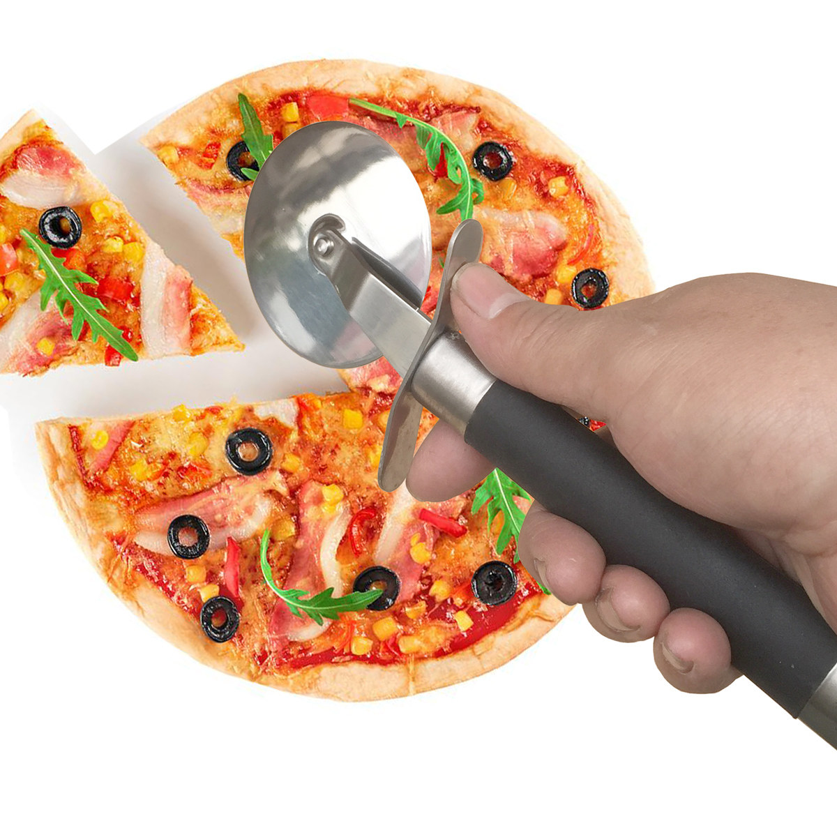 披萨轮滚刀家用不锈钢比萨切刀切割披萨德国烘焙其它烘焙器具