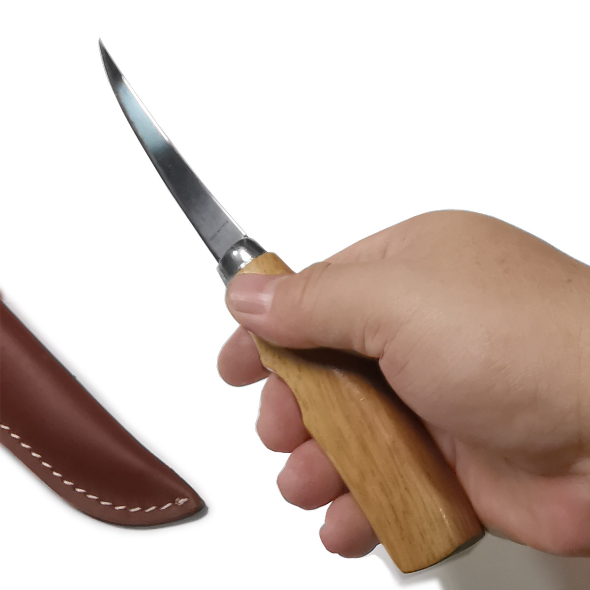 鱼片木柄开背剖鱼刀酸菜鱼刀鞘锋利鱼切鳝鱼剔骨刀鞘