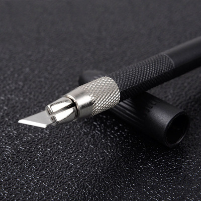 nine九洋金属刻刀笔刀高精度贴膜美工刀12片模型制作工具 原价12元