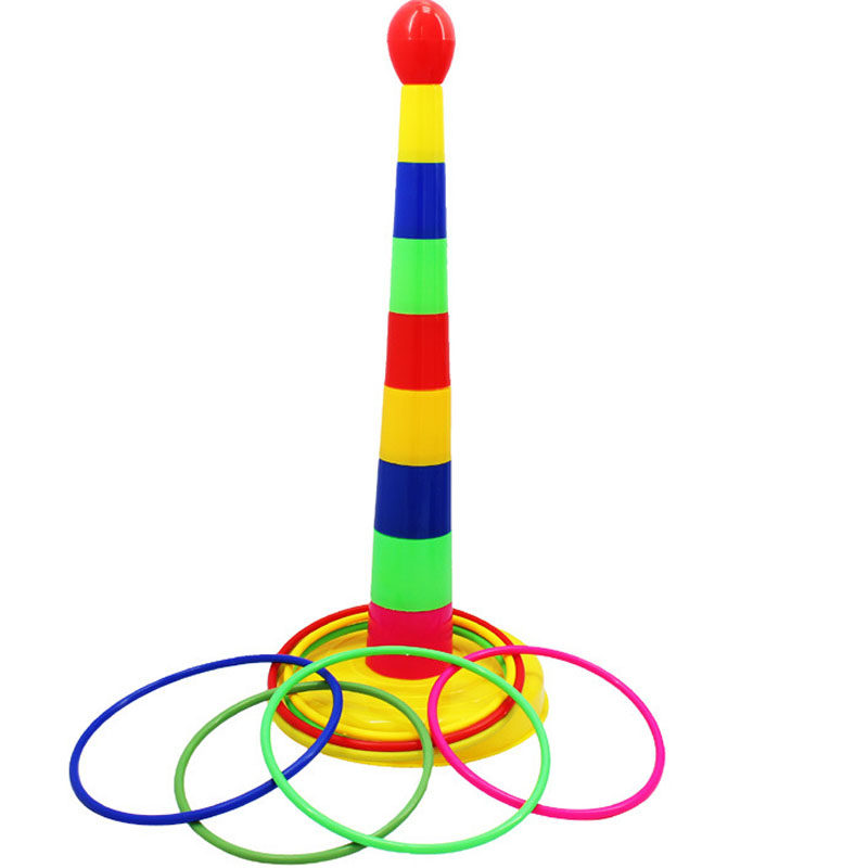 玩具投掷亲子运动游戏快乐套圈圈圈层层叠儿童投掷套圈