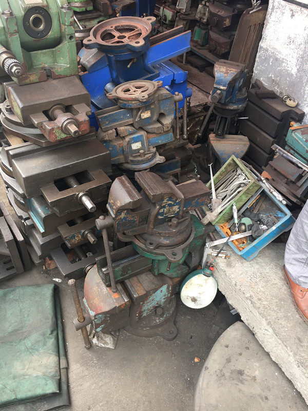 二手旧老货台虎钳4寸5寸6寸8寸工作台桌钳台虎钳