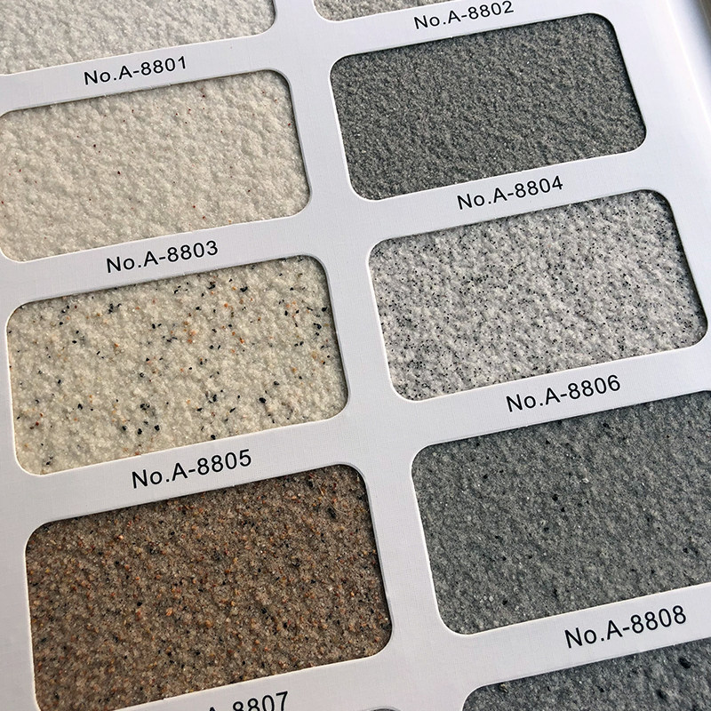 色卡真石漆40色样本建筑涂料多彩漆岩片涂料色卡