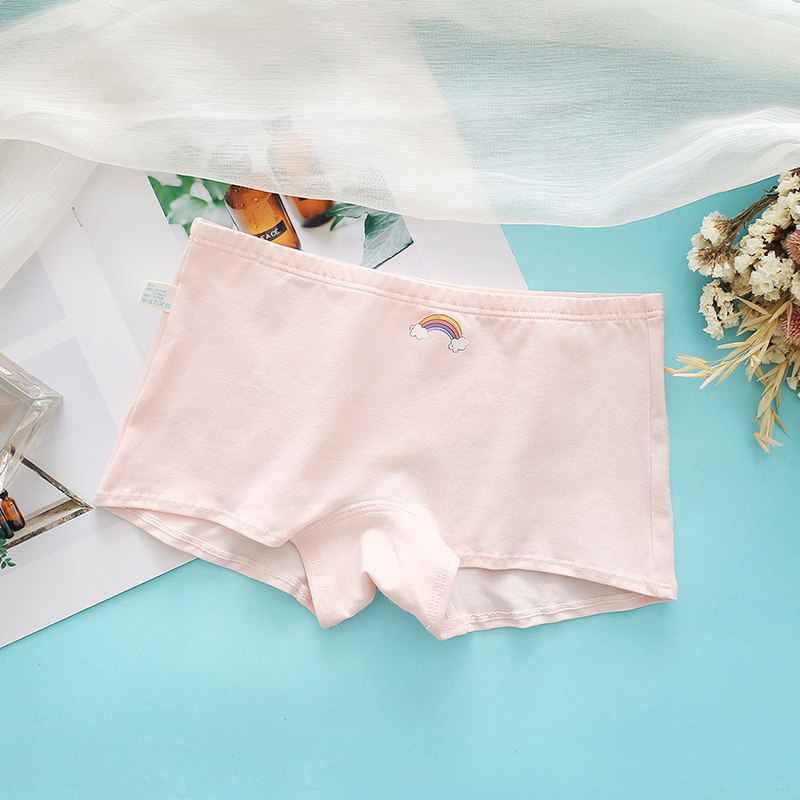 怡兰芬女童平角内裤女大小学生初中生发育期中少女内裤