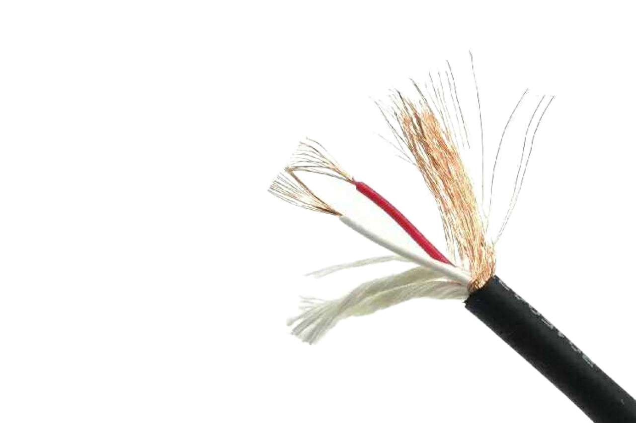 台湾日升srexact 超软双绕包 话筒线音频线纯铜抗拉100米优质耐用