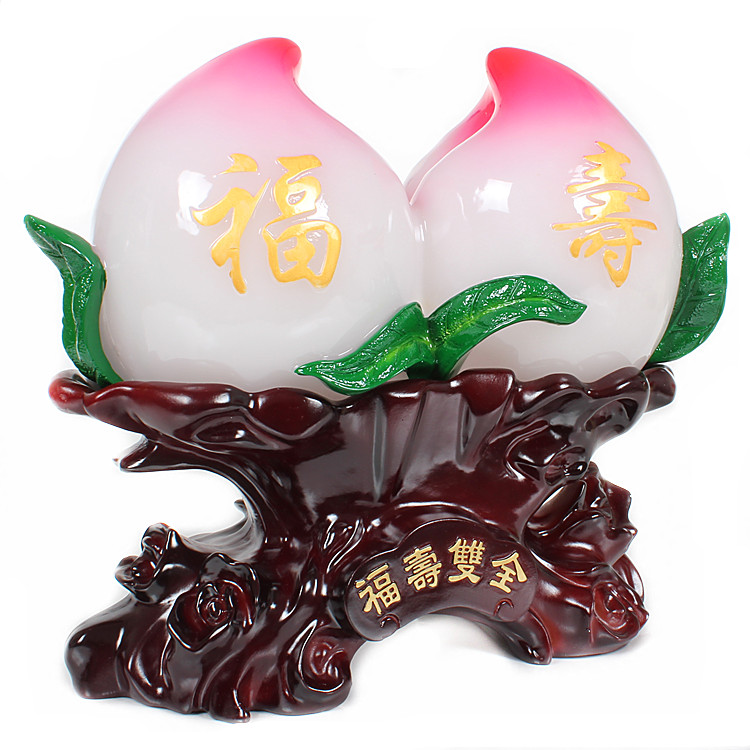大号寿桃摆件送长辈祝寿贺寿607080大寿工艺礼品老人过寿生日礼物