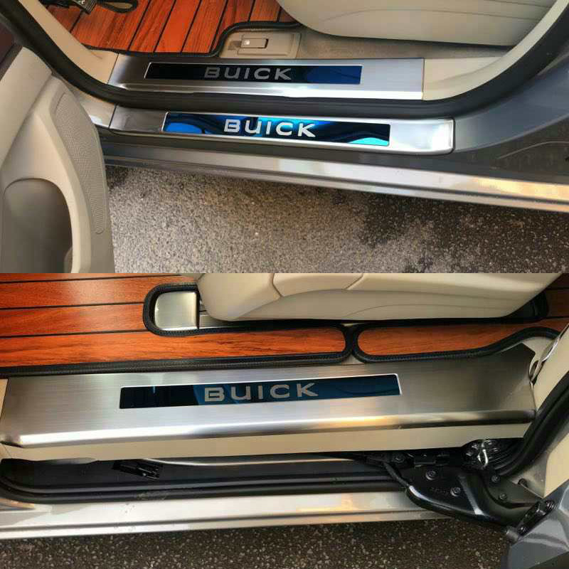 别克gl8车门迎宾踏板 gl8专用门槛条后护板25s陆尊28t商务车改装