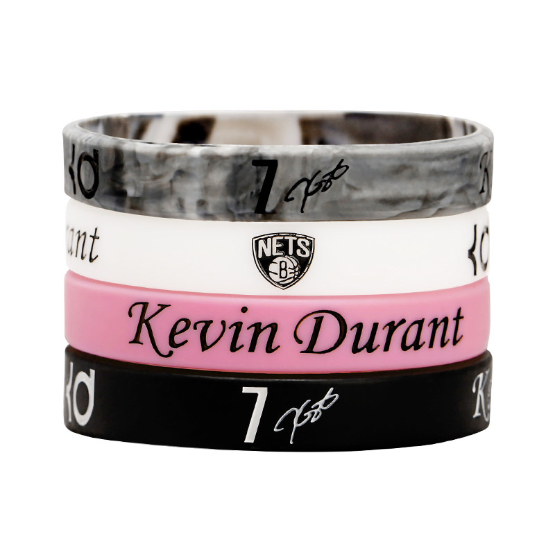 手环篮球nba球星杜兰特网队7号明星手腕腕带篮球球迷用品