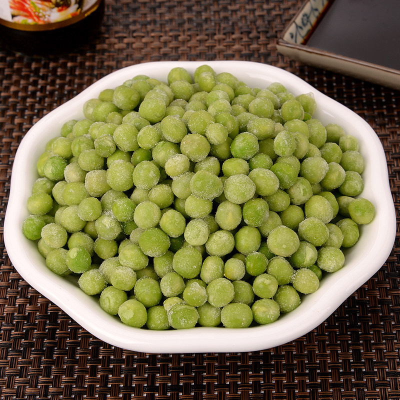 食堂饭店素菜速冻豌豆 冷冻青豆粒 披萨沙拉炒饭炒菜1000g装