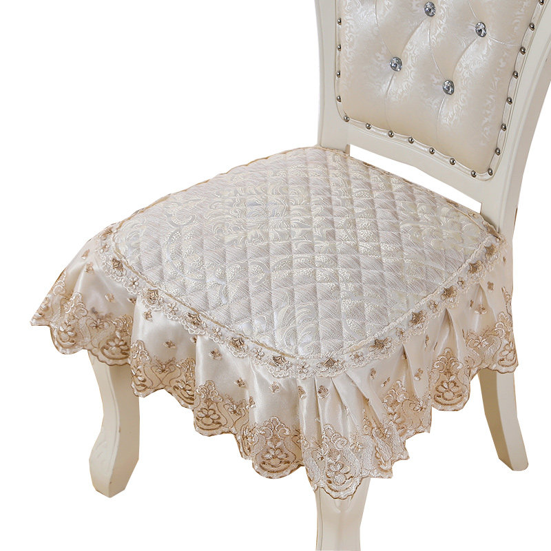 椅子奢华欧式餐椅椅垫坐垫高档布艺垫北欧座椅垫