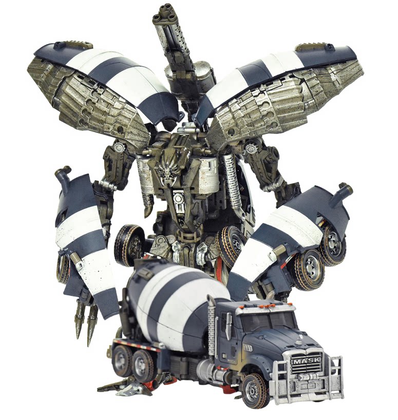 建造派破坏者devil ds01 8挖土机水泥车 saviour 狂派8合体大力神